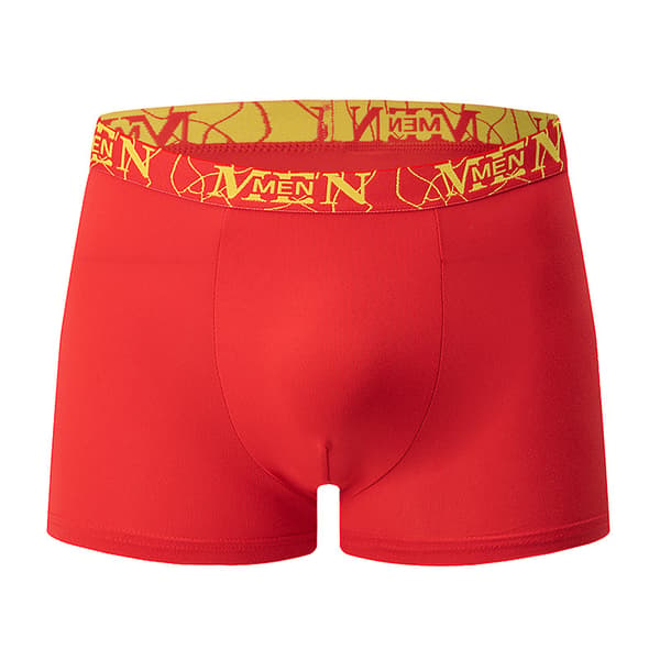 5-pakning bomullsboxershortser for menn, elastisk linning, pustende og lett for daglig bruk 5 PCS S