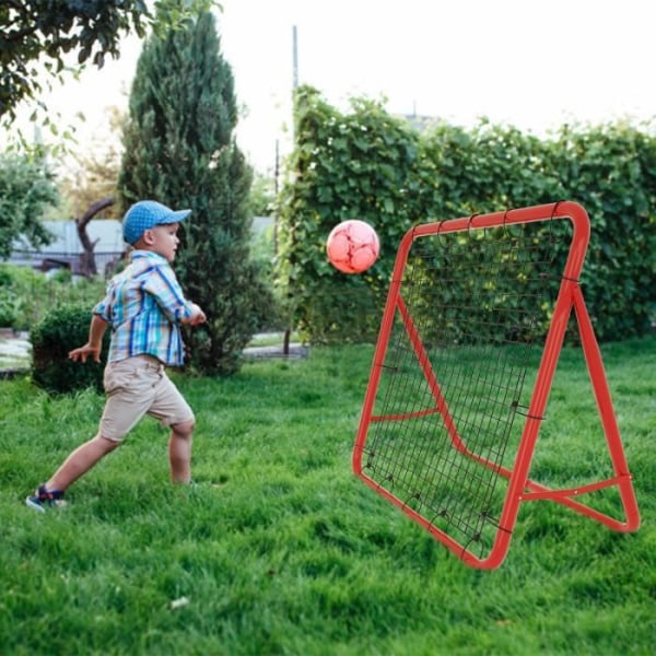 AufuN Football Rebound-net, bærbart med PE-net, til fodboldskydning, 100 x 100 x 65 cm