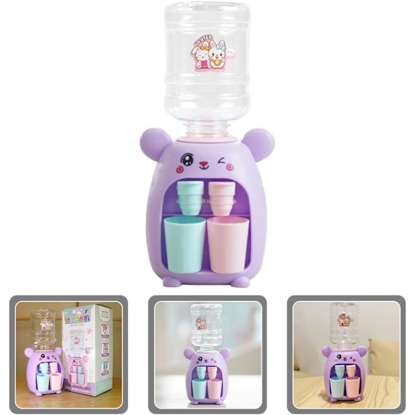 Vedenjakaja Leikkikalu Mini Vedenjakaja Leikkikalu Juomavedenjakaja Leikkikalu (Violetti)