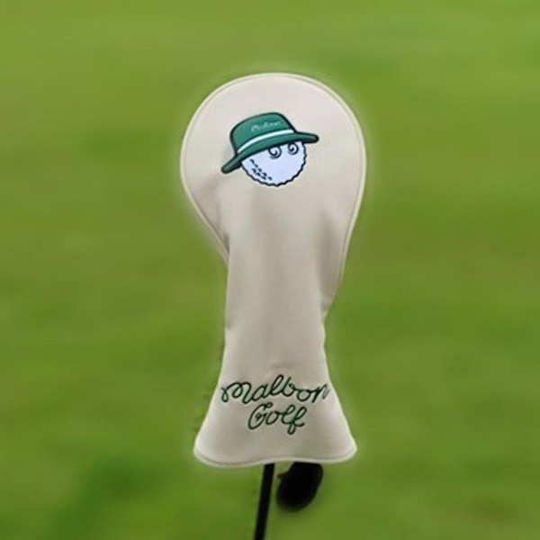 Golfkøllehodebeskyttelse Golf Wood Cover HVIT FAIWAY COVER FAIWAY Whit White Faiway Cover-Faiway Cover