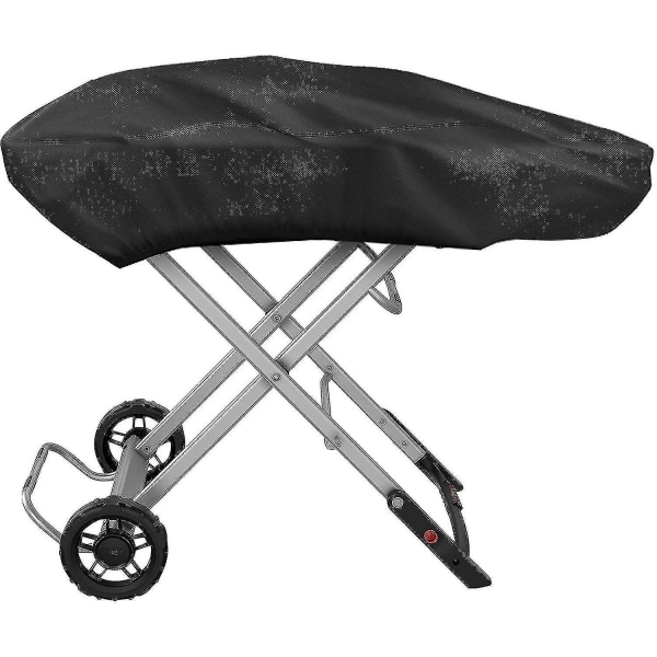 Nytt 100*47*25cm överdrag passar Weber Traveler bärbar gasgrill, utomhus kraftig vattentät Oxford-tyg (DPD)