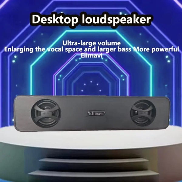 Computer Audio, Desktop Long Bar Audio, Desktop Lille højttaler