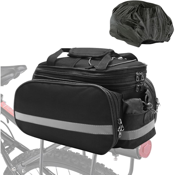 Enkel cykelstaske - Cykelstaske - Cykelkoffertas - Vandtæt - Enkel skulder - 27L - 34*26 - Sort