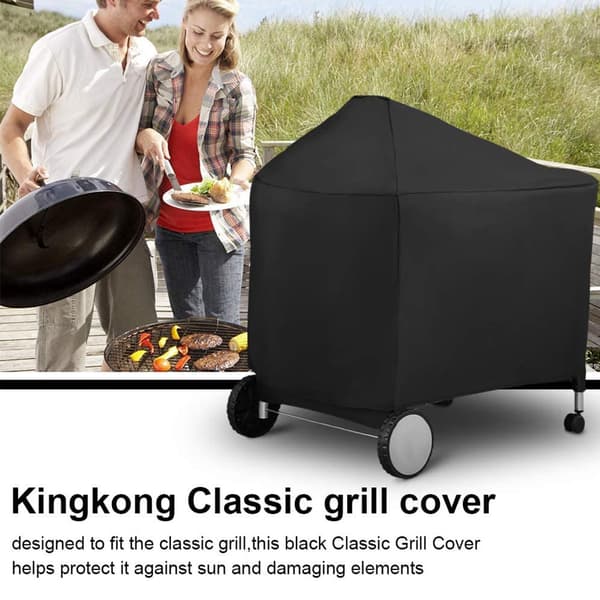 Weber Grillovertræk til Performer Kulgrill Premium og Deluxe, 22 tommer, Sort 124*65*101CM