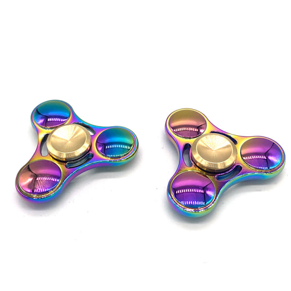 Fidget Spinner Hand Toy Special High Performance Ball Bearing Anti Stress Spinning Top I Rainbow Colors