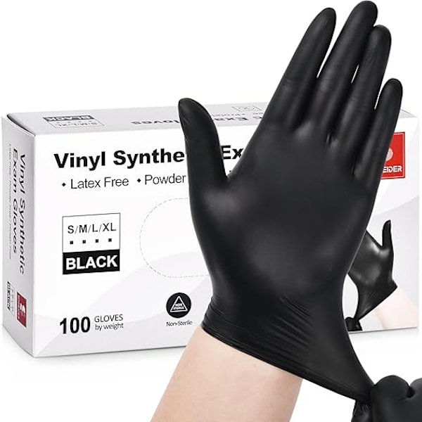 Vinyl Syntetiske Undersøgelseshandsker, 4 Mil, Latex-fri Engangshandsker til Medicinsk Brug, Madlavning, Rengøring og Madforberedelse