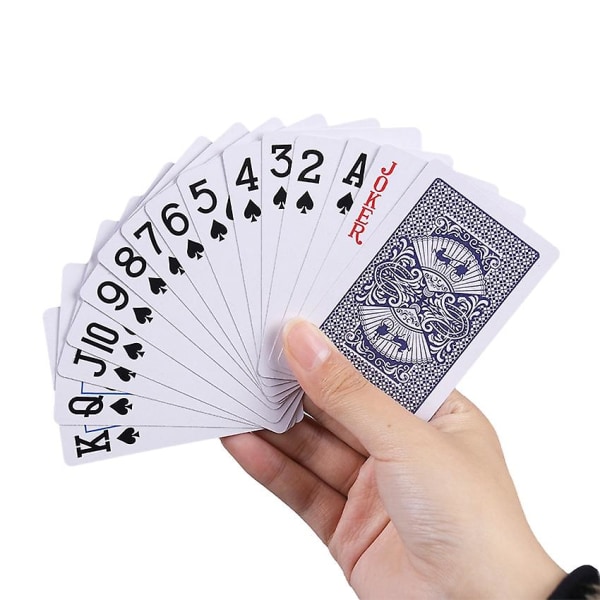 54 kort/1 sæt klassisk mønster poker bordspil Spillekort Poker Bordspil Spillekort Samling Underholdningsprodukter