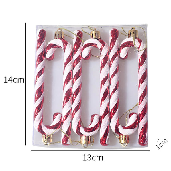 6-pack inflatable pieces Candy Cane Stick Inflatable Candy Balloon Christmas Candy Cane for Christmas fancy decoration