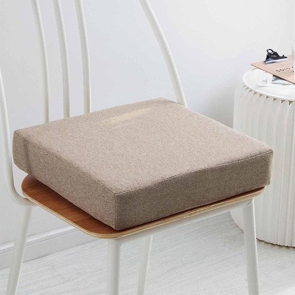 High Density Foam Pude Letvægts Komfortabel sædehynde til spisestuestole i hjemmet Stue Lyseblå 40*40*5cm