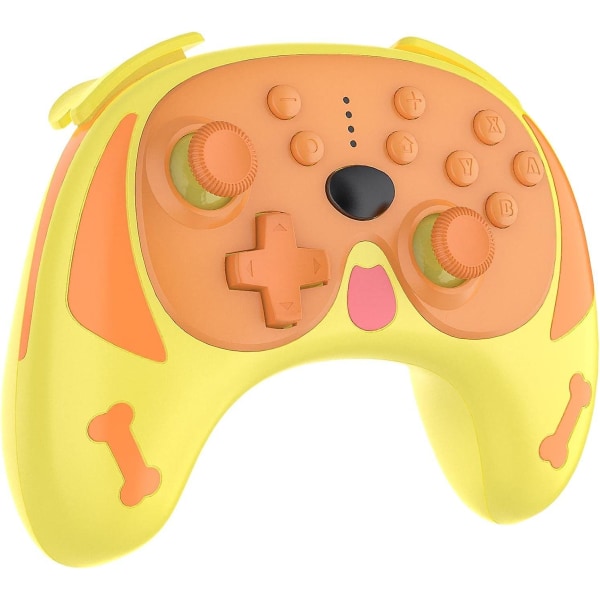Trådlös Gamepad kompatibel med Nintendo Switch/switch Lite/switch Oled, Bluetooth Gamepad, Skärmdump - Yellow Dog