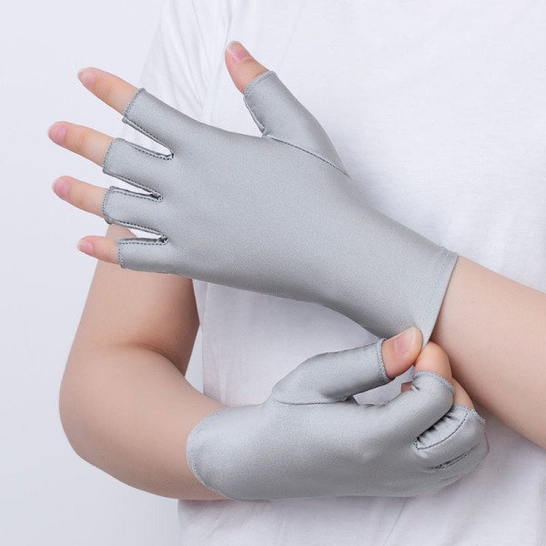 2 stk Uv-handsker til gel-neglelampe, uv-beskyttelseshandsker til manicure