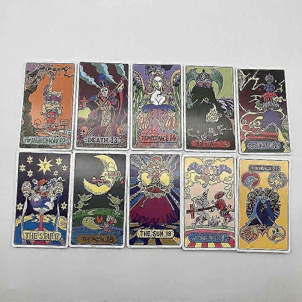 53 ark/sett Jojo's Bizarre Adventure Stand Kort Star Platinum Hierophant Green Silver Chariot Samlekort Anime Peripheral LGL