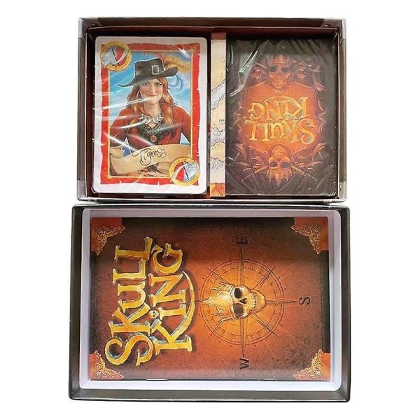 Engelsk versjon Skull King The Ultimate Pirate Board Game Card Strategy Game