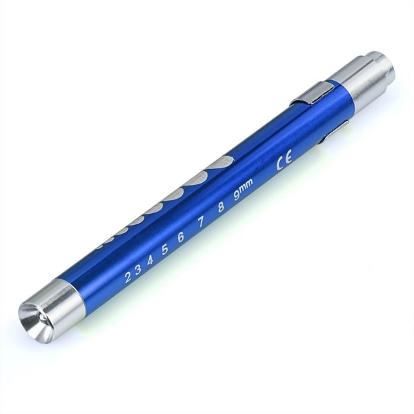 Led sanitærpenn lys aluminiumslegering penn lommelykt hvitt lys lys inspeksjon pupill lys for oral
