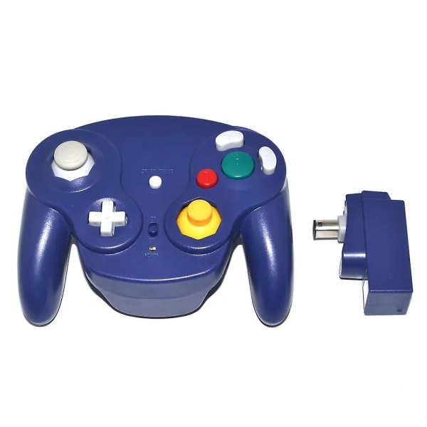 2.4 GHz trådløs gamepad-kontroller joystick med mottaker for N-G-C for Gamecube for Wii