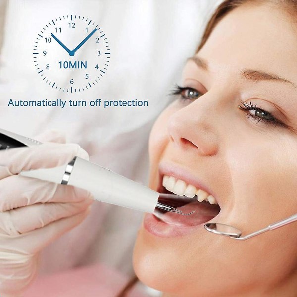 Plakin poistoaine hampaille, sähköinen hampaiden puhdistussarja valo, hampaiden puhdistusaine hammaskivenpoistoaine hampaille säädettävillä tiloilla ja vaihtopäällä