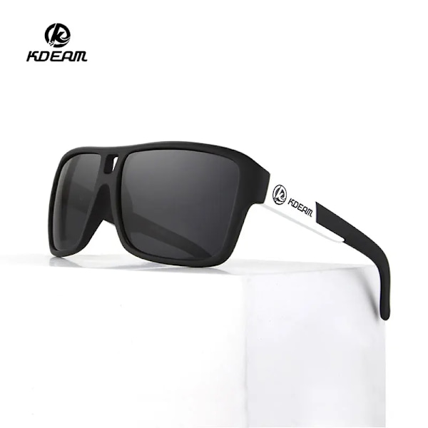 2024 Mode KDEAM Märkesdesign UV400 Sport Polariserade Fyrkantiga Solglasögon Unisex Belagda Glasögon Gafas de sol för Sport