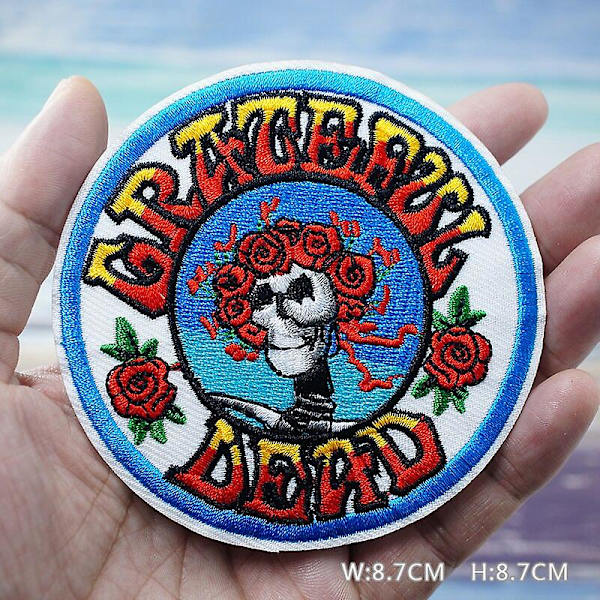 Band Rock Parche Music Patches Strygejern På Badges Striber Broderede Applikation Tøj Stickers Aa010