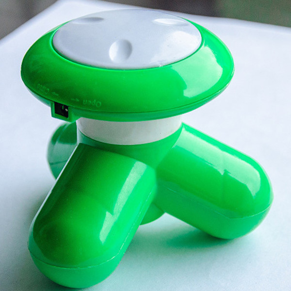 Mini Handheld Massage Device Portable Full Body Vibrating Massager for Relaxation Red