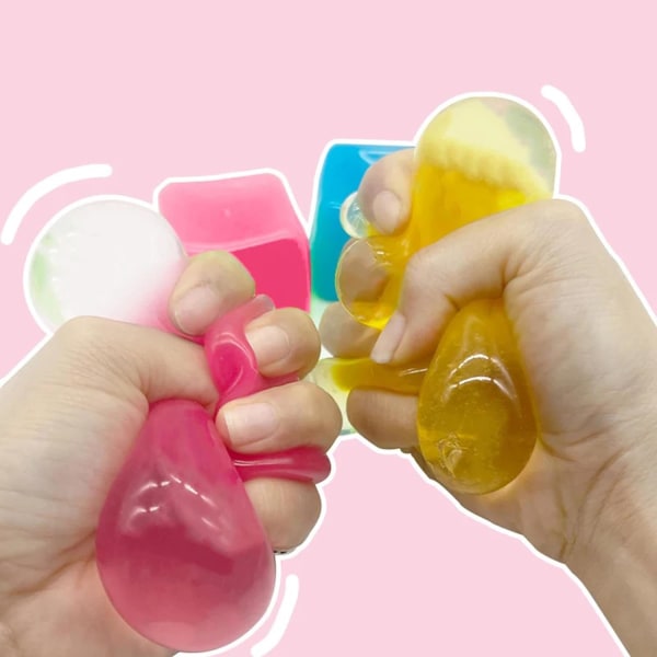 Isbit Fidget Leksaker | 3 Stycken Isbit Sensorisk Boll Stressavlastning Leksaker (Slumpmässiga Färger)