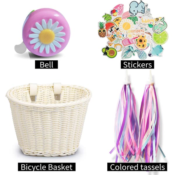 Barncykelkorg Främre Styre Barncykelkorg Barn Flickor Gåva_xx