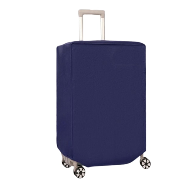 Ikke-vevd deksel Slitesterk anti-ripe koffertbeskyttelse Vanntett bagasjebeskyttelsesveske Blå Blue 24 inches