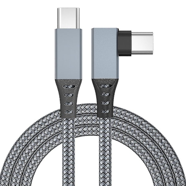 Link-kabel för Oculus Quest 2 Snabbladdning & PC-dataöverföring USB C 3.2 Gen1 5gbps Pd-överföringsladdningskabel Vr-headset Link-kabel Grå Grey 6M