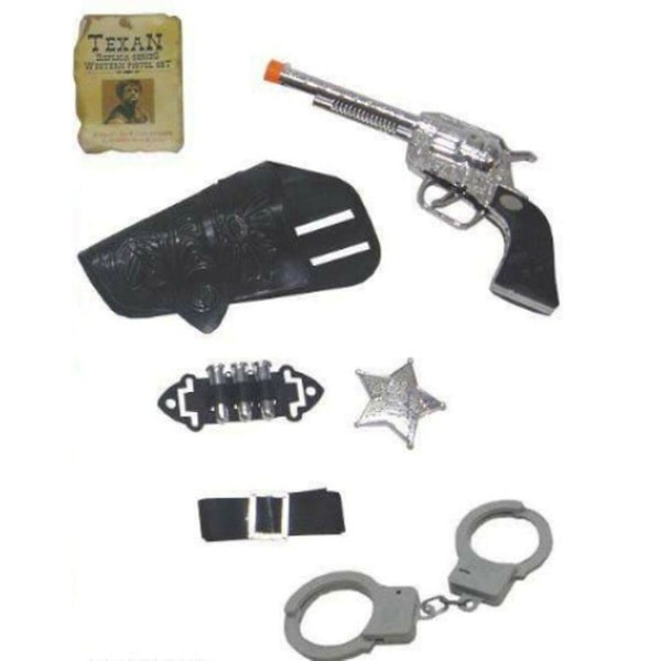 Pistol vaquero/cowboy 7 stk 27 x 37,5 x 3 cm