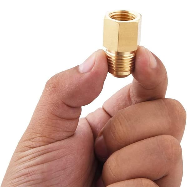 2st Rörnippel Flare Kopplingar Union Anslutning Gasadapter Rör