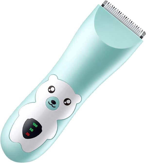 Babyhårklipper Stille Sikker Børnehårtrimmer Kompakt Design Børnefrisørsæt
