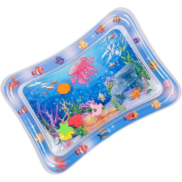 Kattevannslekematte, sensorisk vannspillmatte for katt og hund, vannspillmatte for babymagetid (maneter) (66*50cm) jellyfish 66*50cm