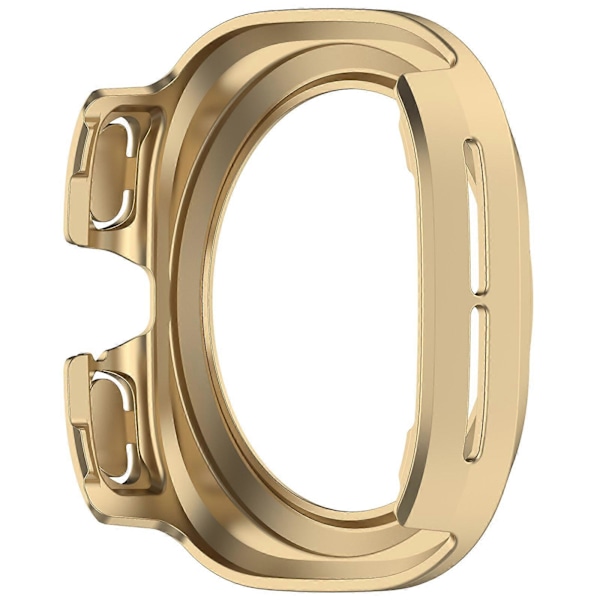 Hårt PC-skal för Samsung Galaxy Watch Ultra 47mm, Halvskyddande armbandsskydd Champagne Gold