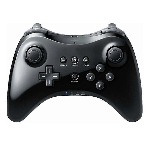 Trådløs Classic Pro Controller Joystick Gamepad med USB-kabel for Nintendo white