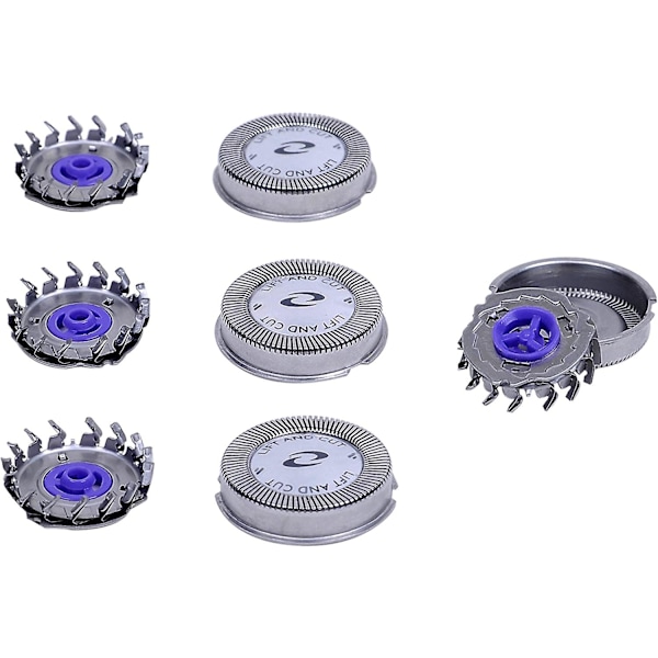 Rostfritt stål rakblad (skärkam) för Philips Hq56 Hq55 Hq6970 Hq6695 Hq6990 Pq202 rakapparat (3-pack)