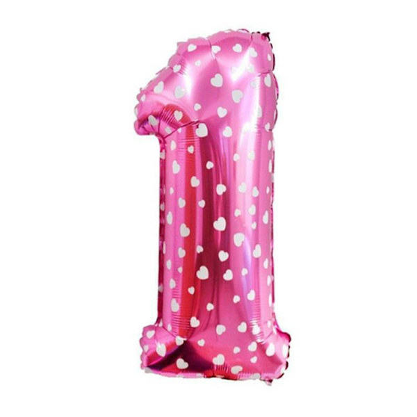 Fødselsdagspynt til 1 års fødselsdag - Balloner og festartikler til drenge og piger Girl