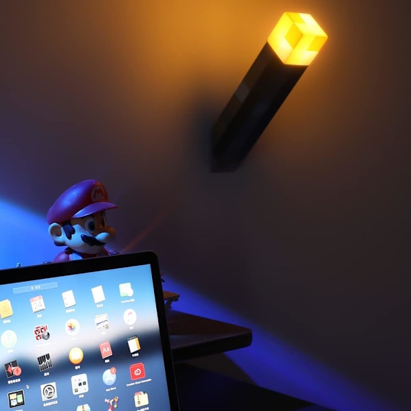 Minecraft omgivende diamantminerallampe Blue mining lamp