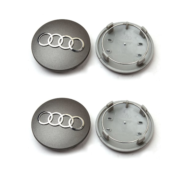 4 st Audi navkapslar med ytterdiameter 69 mm, Kompatibla med A4, A4L, A6L A