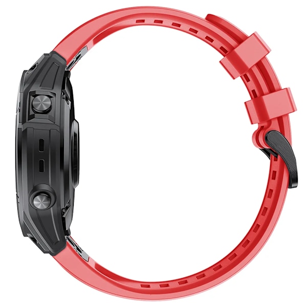 20mm ur rem til Garmin Fenix 7S/6S/6S Pro/5S/5S Plus/Descent Mk2S ur (rød) Rød RED