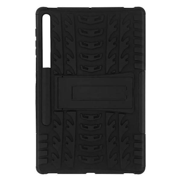 Etui for Samsung Galaxy Tab S7 FE Beskyttelse To-materiale Støtte Svart