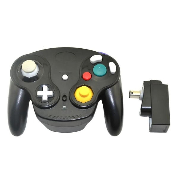 2.4 GHz langaton peliohjain Gamepad-ohjain vastaanottimella N-g-c:lle Gamecubelle Wiille