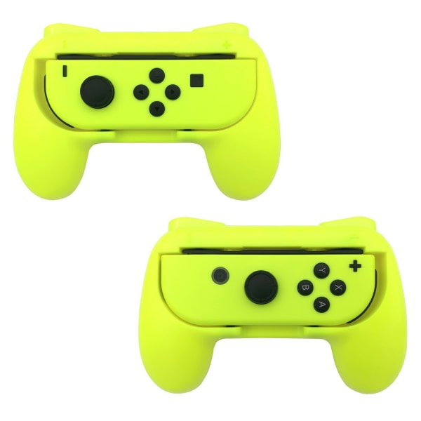 Grepp som är kompatibla med Nintendo Switch för Joy Con & OLED-modell för Joycon Yellow