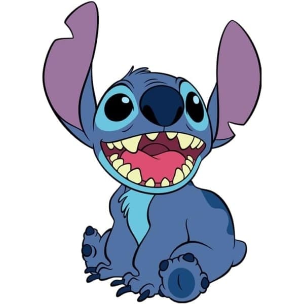 Stitch Wall Decal Sticker, Kids Cartoon Bedroom Background