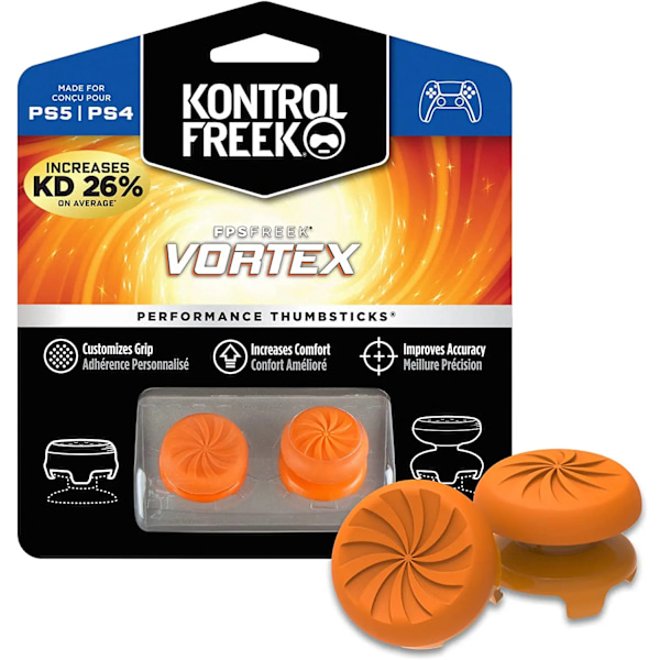 KontrolFreek FPS Freek Galaxy för Playstation PS4 5 High-Rise Analog Stick Joystick Controller Prestanda Tumstockar PS5 4-3