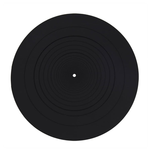 12" skivspelare tallrik matta gummi silikon pad för alla Lp vinyl skivspelare