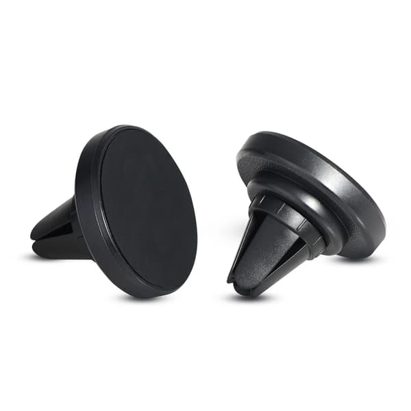 360° Roterende Udstødningsmagnet Telefonholder Universal Bil iPhone black