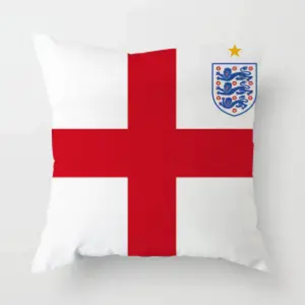 Ny 2029 EM-maskot pute nasjonalt flagg laglogo fotballfansen suvenir sofa pute bilpute