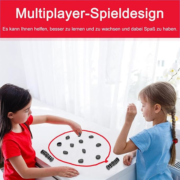 2024 Cluster Magnetisk Aktionsbrætspil, Sjovt Magnetisk Spil til Bordspil_v B