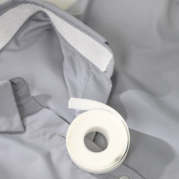 Självhäftande krageband för styling, förvränger inte skjortan 3M