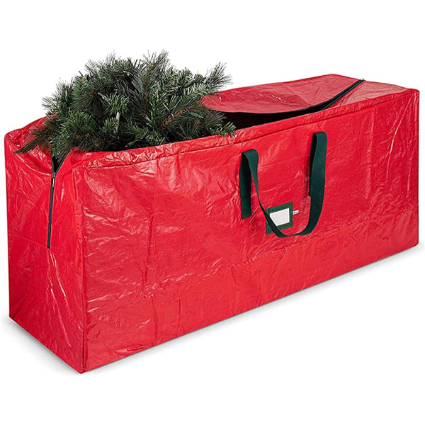 Kunstig juletræsopbevaringspose, Anti-Uv Haveaffaldspose Vandtæt Stor lynlås