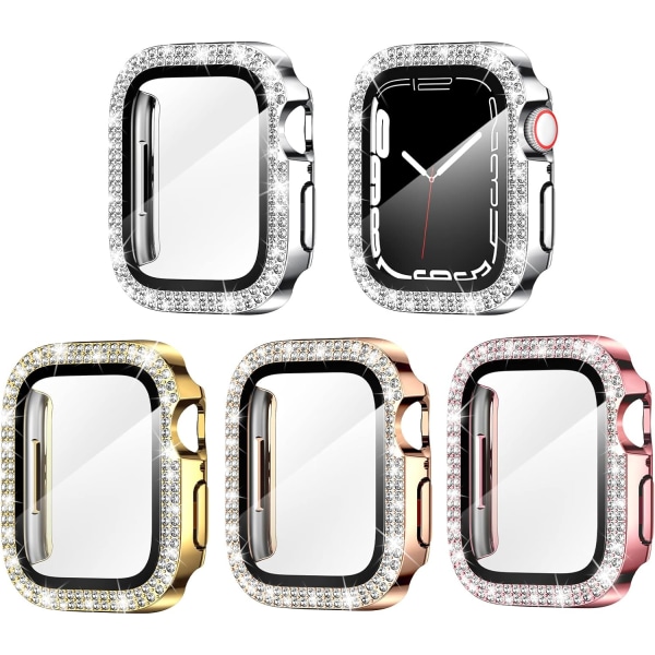 4-pakke for Apple Watch Screen Protector 38Mm Series 3/2/1 Bling-etui 4-Pakke 3 4-Pack 3 38mm